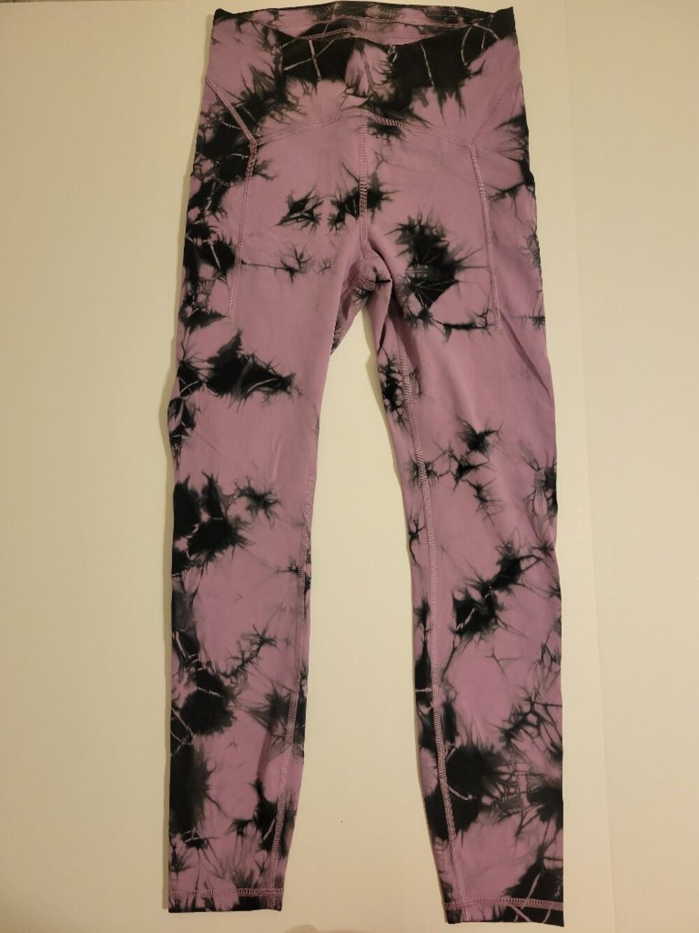 Lulu Wunder Train High-Rise 7/8 Tights W/ Pockets | Size 6 | Purp/blk | Like New